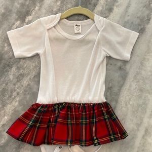 Tartan Onesie Dress